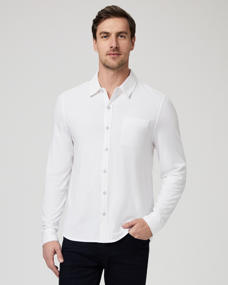 Stockton Button Up - Fresh White